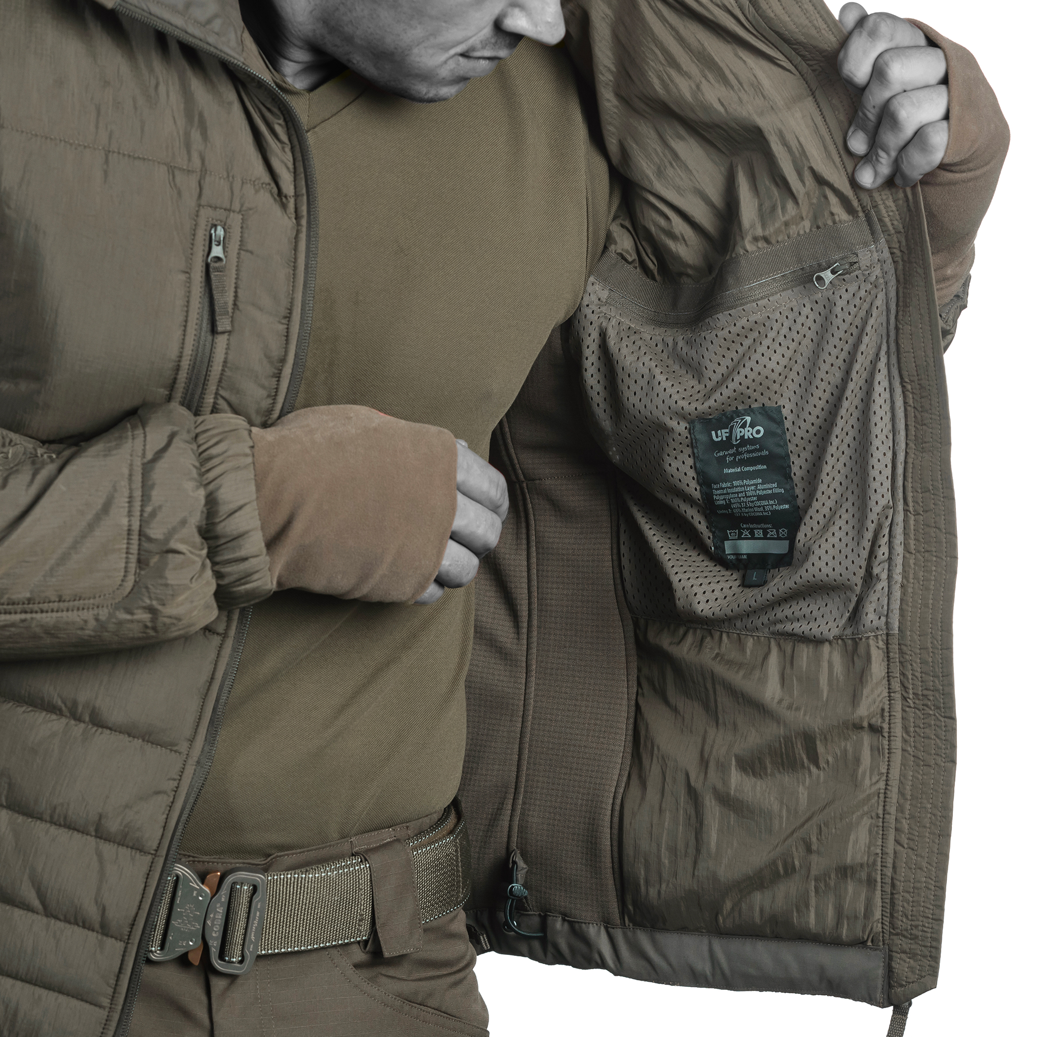 Delta ML Gen2 Tactical Winter Jacket - Brown Grey