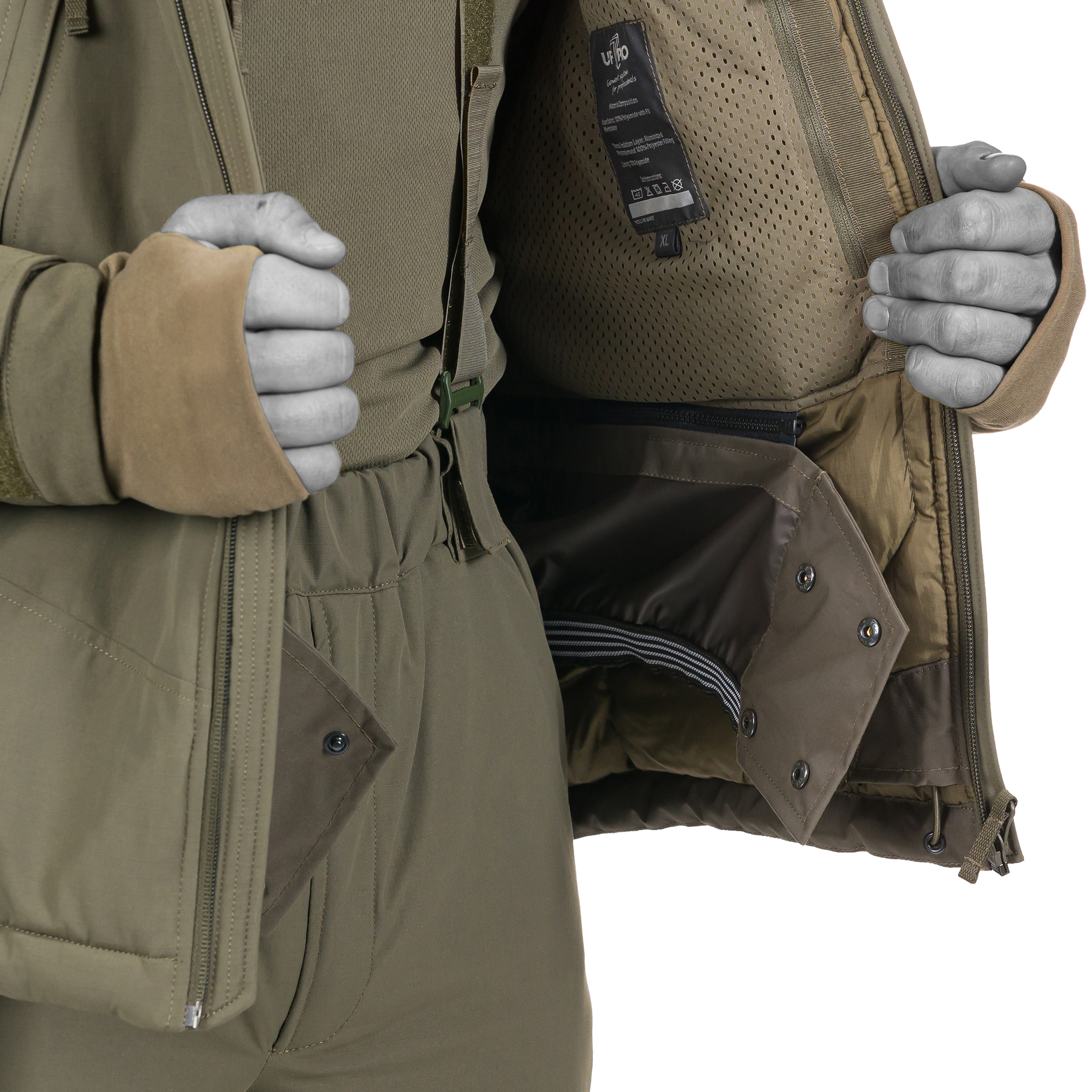 Delta OL  4.0 Tactical Winter Jacket - Brown Grey