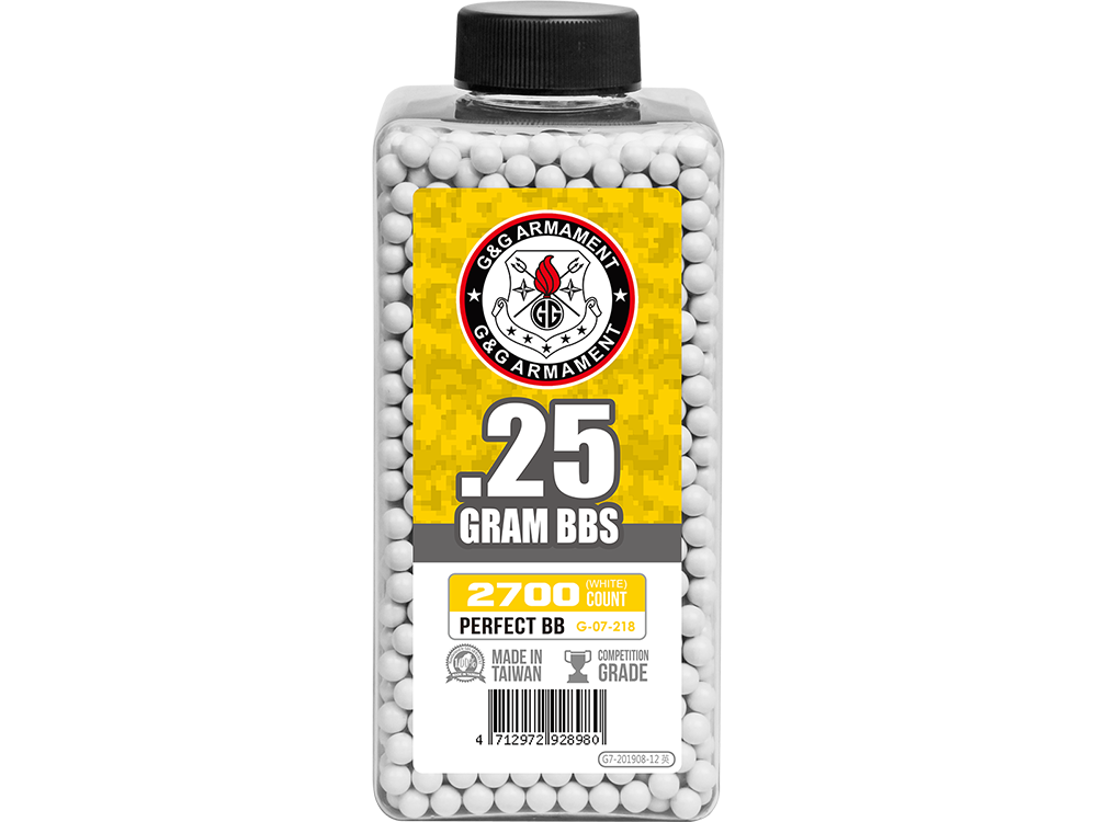 G&G Perfect BB - 0.25 - 2700 Bottle