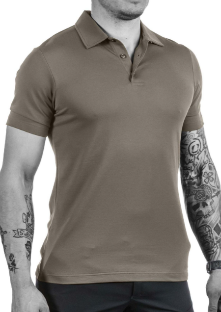 Urban Polo Shirt - Brown Grey